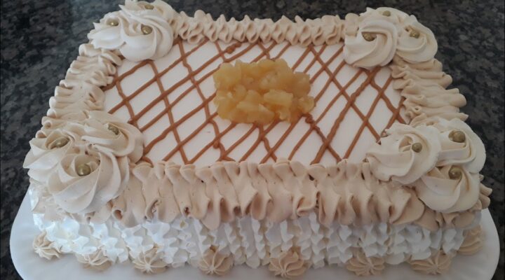 Receitas Deliciosas Bolo de Abacaxi com Doce de Leite| Delicioso e fácil de fazer