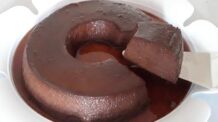 Receitas Deliciosas Pudim de chocolate feito na boca do fogão em 30 minutos