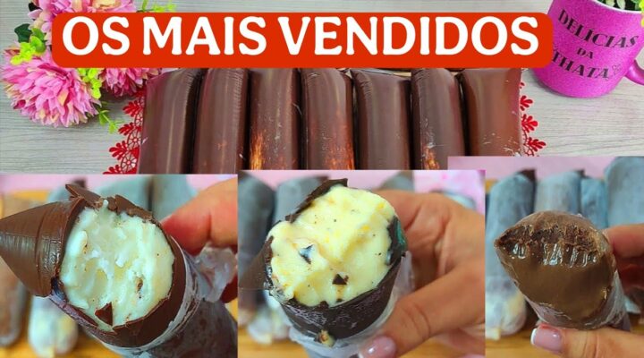 Receitas Deliciosas 3 SABORES DE GELADINHO GOURMET MAIS VENDIDOS E SUPER FÁCIL DE FAZER – SACOLÉ – CHUP-CHUP – GELINHO