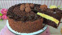 Receitas Deliciosas COMBINAÇÃO PERFEITA DESSE BOLO PARA ANIVERSÁRIOS E FESTAS- BOLO DE CHOCOLATE COM MARACUJÁ