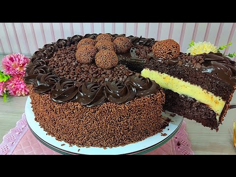 Receitas Deliciosas COMBINAÇÃO PERFEITA DESSE BOLO PARA ANIVERSÁRIOS E FESTAS- BOLO DE CHOCOLATE COM MARACUJÁ