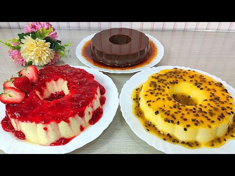 Receitas Deliciosas 3 RECEITAS DE PUDIM DE FORNO PARA O NATAL – AULÃO COMPLETO DOS SABORES QUE VENDE MUITO